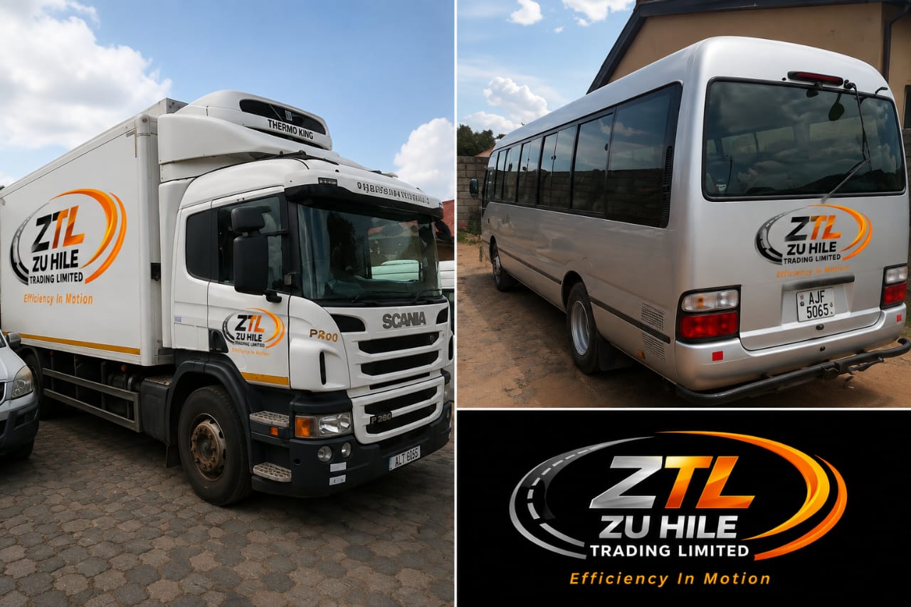 Zuhile Trading Limited refrigerated truck, minibus and branded fleet