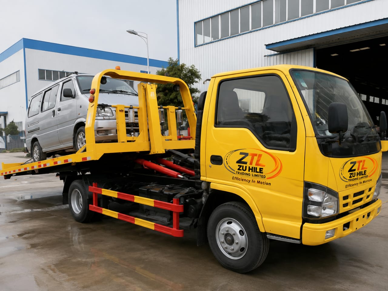 Zuhile Trading Limited recovery truck at the yard
